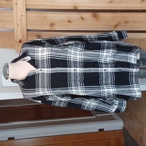 Old Navy Boyfriend Plaid Shirt